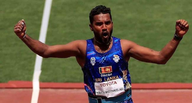 දිනේෂ් ප්‍රියන්තට ලෝකඩ පදක්කමක්..